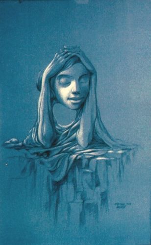 BLUE DRAWING I BLUE DRAWING I
