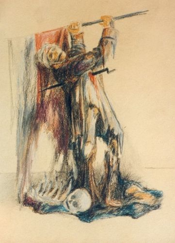 CROQUIS DE LA SCÈNE POUR LE THÉÂTRE