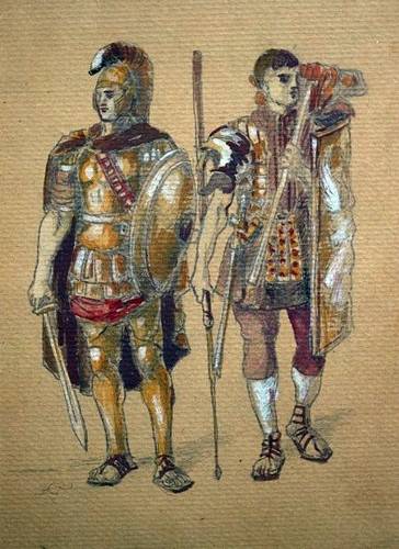 COSTUME SKETCH - ROMANS