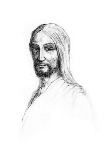 JEZUS KOSMICZNY (SZKIC)